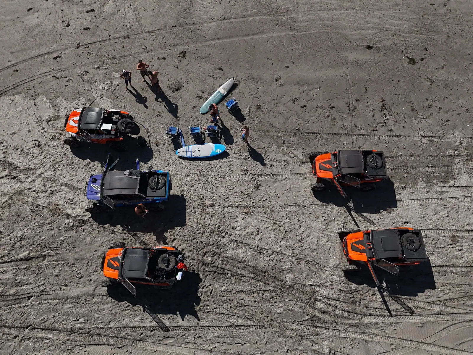 Six speed UTV in San Juanico and table surf