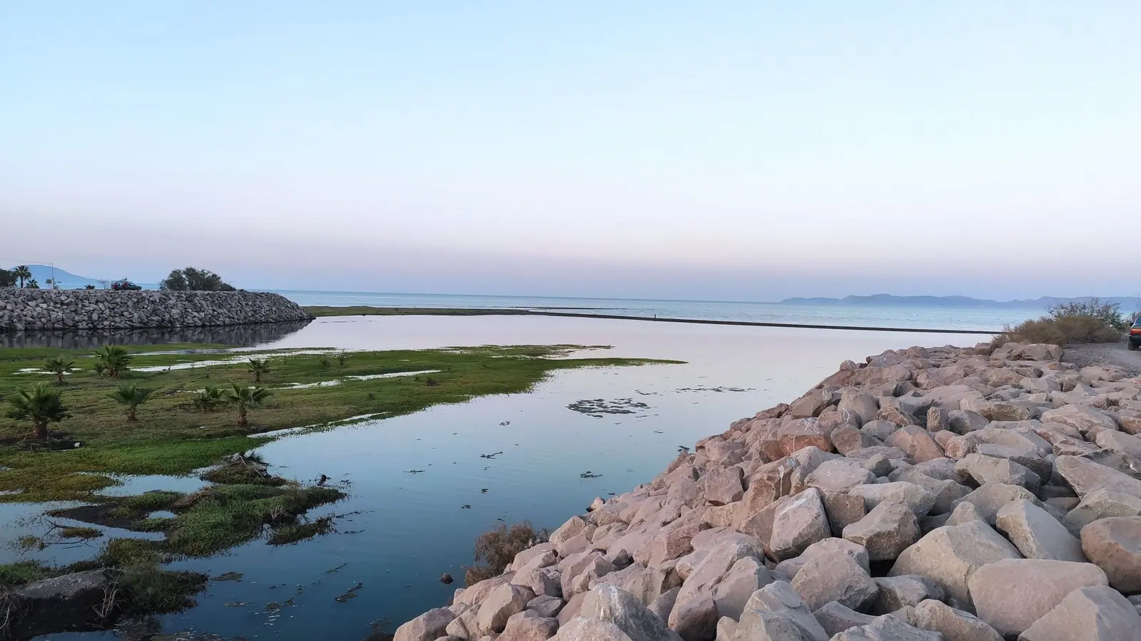 Estero las garzas in loreto and the Sea of Cortez