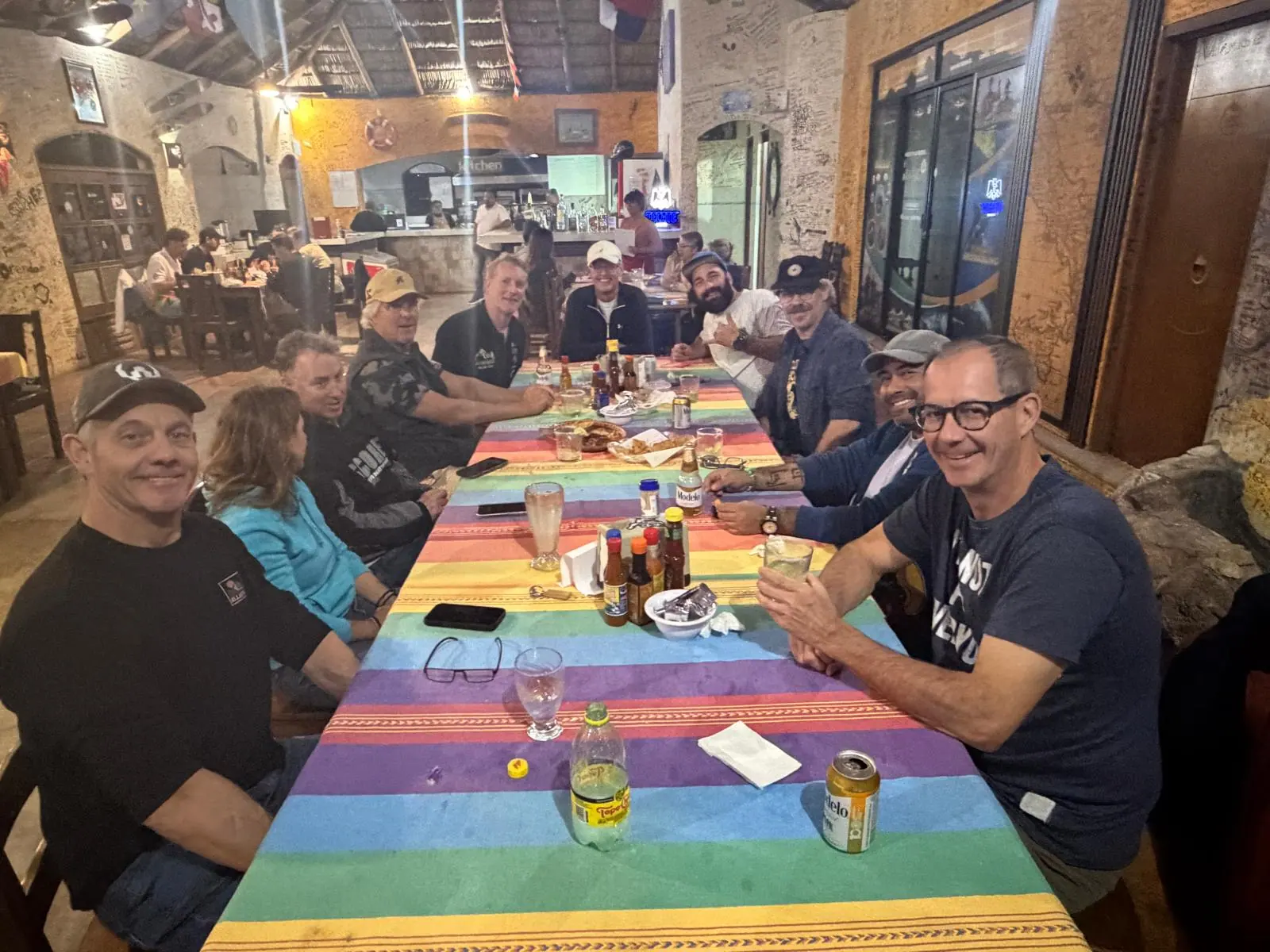 Group of friends in the 3 day expedition utv in San Carlos